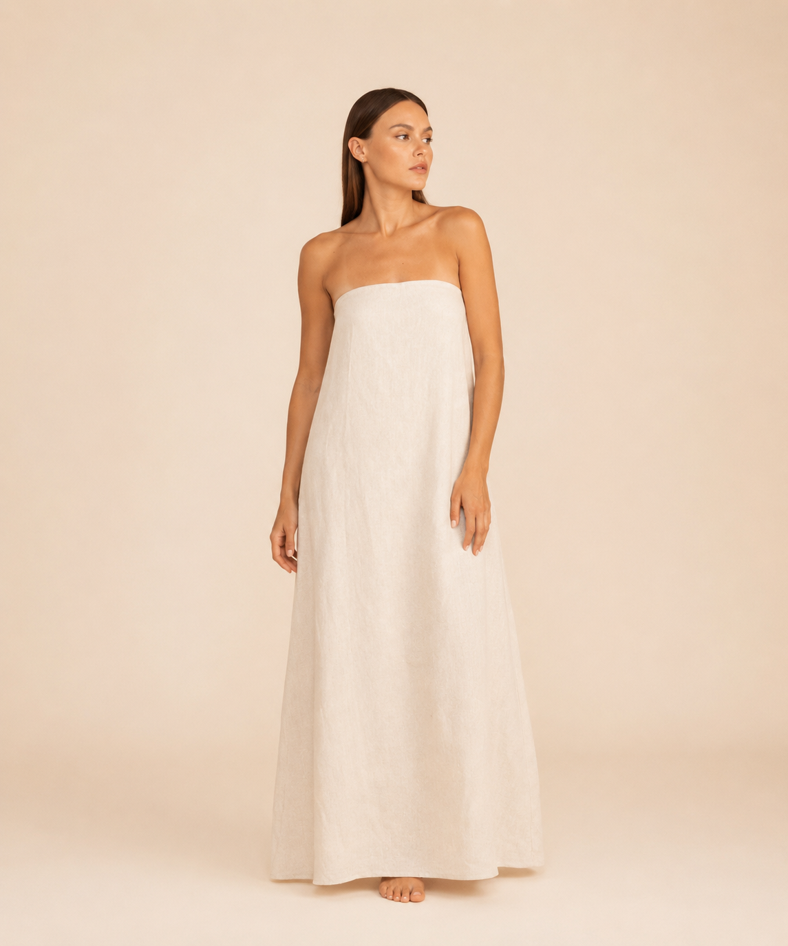 Smocked Tube Maxi Dress